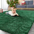 OLANLY Area Rugs for Living Room Bedroom, Machine Washable 4x5.9 ft Soft Fluffy by OLANLY