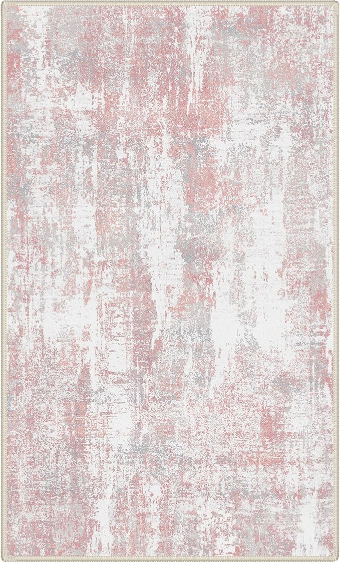 Area Rugs 3x5 for Living Room Bedroom, Modern Abstract Machine Washable Rug - Image 4