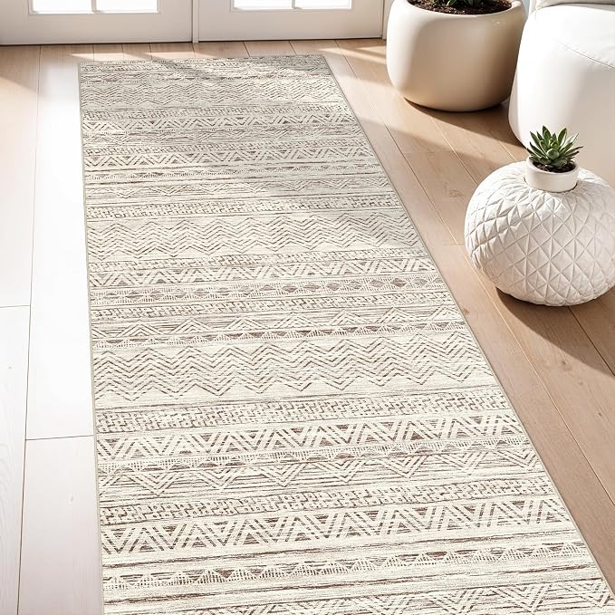 3x7 Washable Hallway Runner Rug by Ksrau