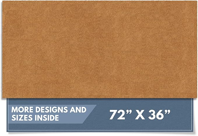 Barnyard Designs Natural Coco Coir Heavy Duty Backing Doormat by BarnyardDesigns
