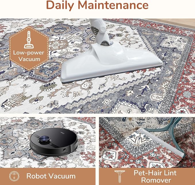 OPPODREAM Soft Entryway Rug 2x6, 2x6 Rug Runner, Washable Hallways Carpet 2 x 6 - Image 5
