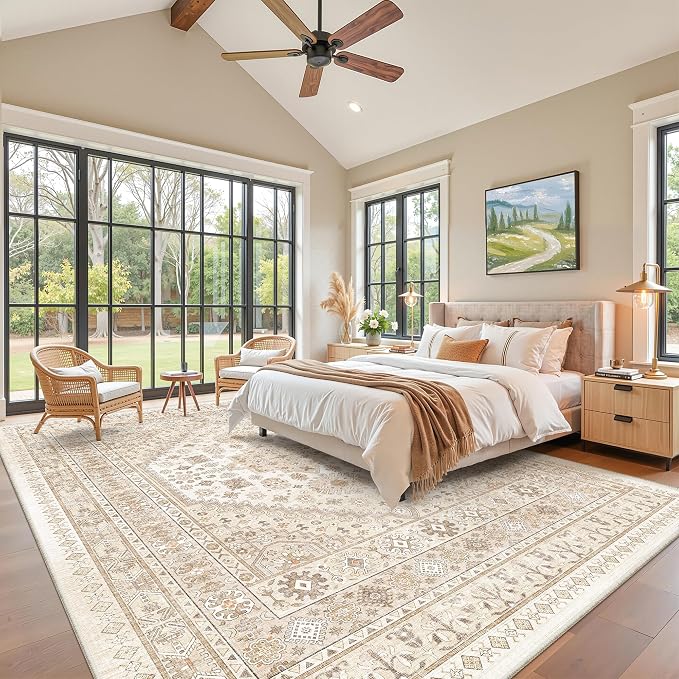 zesthome 10x14 Area Rugs, Stain Resistant Washable Rug, Ultra-Thin Rugs - Image 9