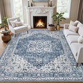 8x10 Area Rugs Living Room: Washable Vintage Rug by EXPEDIX