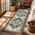 Yamaziot Washable Runner Rug, 2x6 Non-Slip Boho Vintage Hallway Rug Runner by Yamaziot