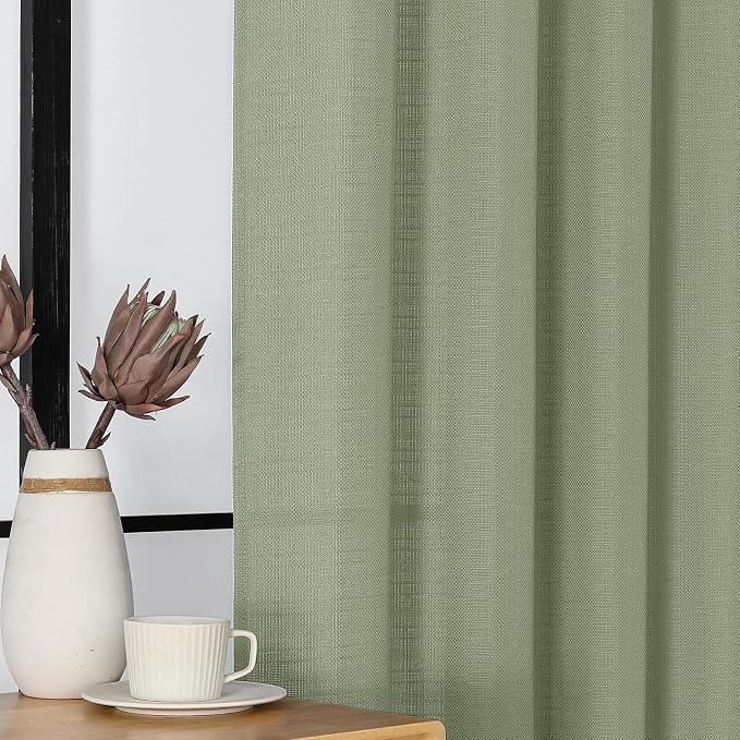 Chyhomenyc Light Green Short Curtain Valance - Image 8