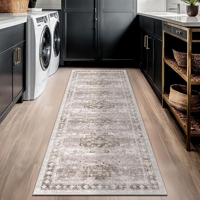 Hazo Haus Boho Long Bathroom Runner Rug 24 x 72 Washable Non Slip - Image 9