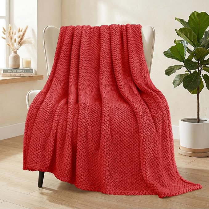 Whale Flotilla Extra Large Fuzzy Fleece Throw Blanket by WHALEFLOTILLA