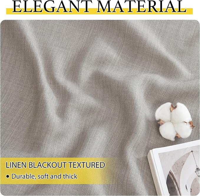 NICETOWN Linen Curtain Valances - Image 6