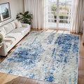 6x9 Area Rugs for Living Room Rug Washable: Abstract Rug for Dining Room by Aelenmu