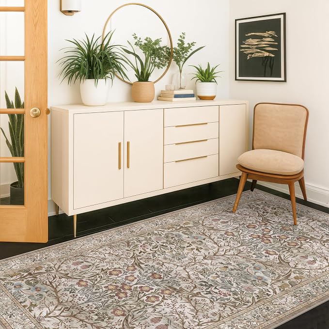 Vintage Moss Green 3x6 Area Rugs - Image 6