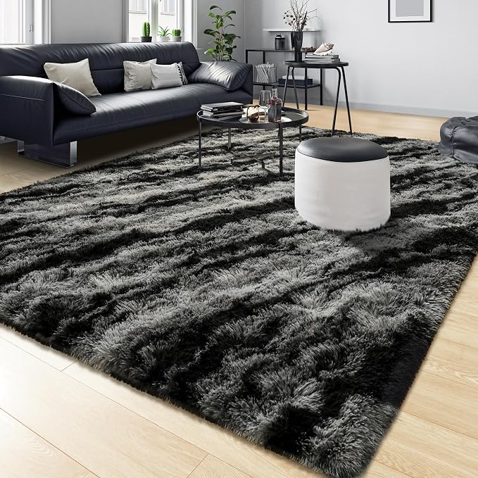Tepook Soft Fluffy Rugs for Living Room, 5x8 Shaggy Area Rug for Bedroom - Image 8