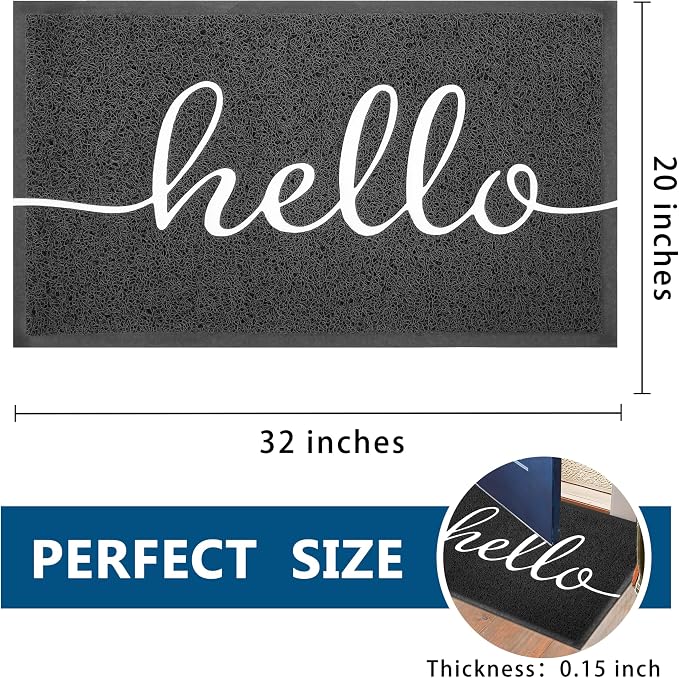 EARTHALL Funny Hello Mats Outdoor, Front Door Mat - Image 2