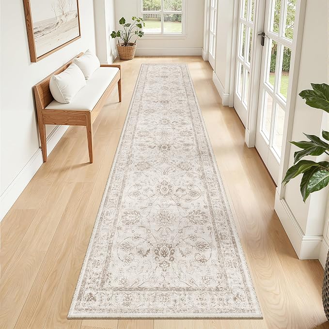 Madane Runner Rug 2x10 for Hallway, Kitchen Non-Slip Runner Rug - Image 9
