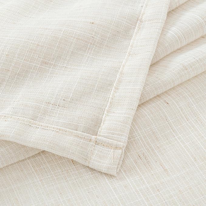 BGment Linen Curtains 40 Inch Length - Image 8