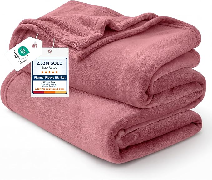 Bedsure GentleSoft Fleece Throw Blanket by BEDSURE