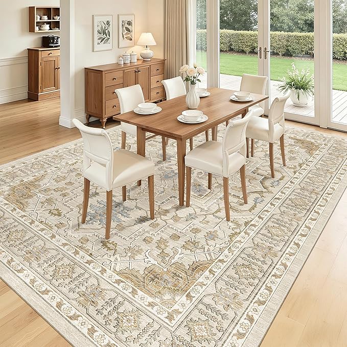 Madane Washable Rug 8x10 Area Rugs - Image 3
