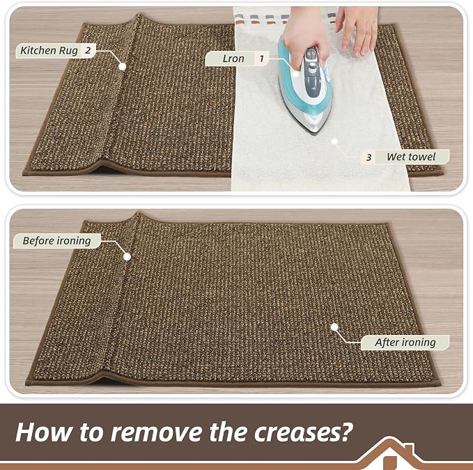 BEQHAUSE Kitchen Runner Rugs 20"x48", Non-Slip Kitchen Mats - Image 9