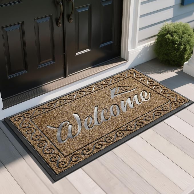 Yimobra Welcome Mat, Heavy Duty Sturdy Door Mats by Yimobra