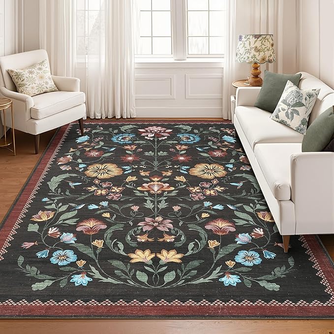 GarveeHome Washable Rug 8x10 Area Rugs by GarveeHome
