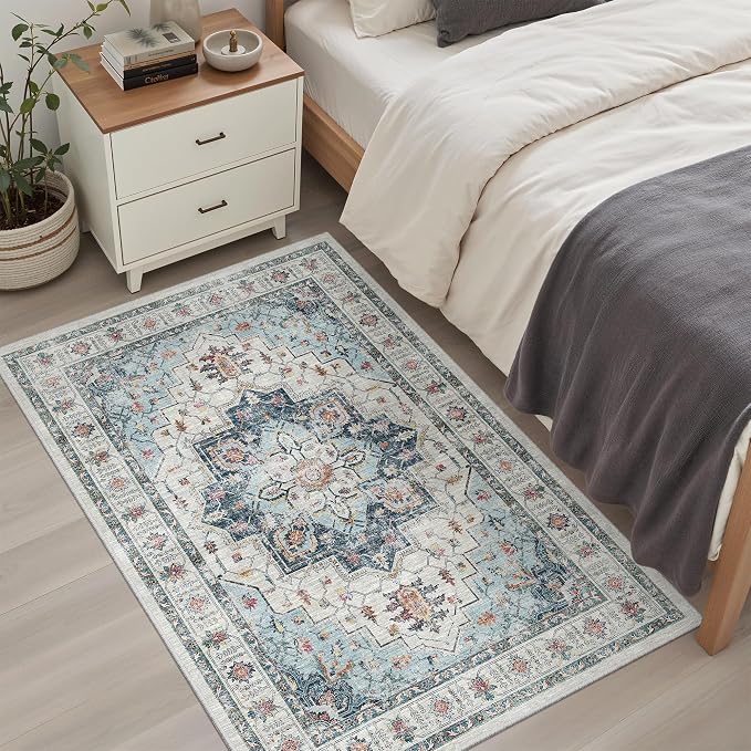 Madane Washable Entry Rug 3x4, Area Rugs - Image 3