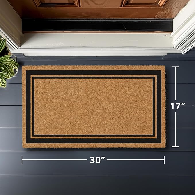 Barnyard Designs Natural Coco Coir Heavy Duty Backing Doormat - Image 3