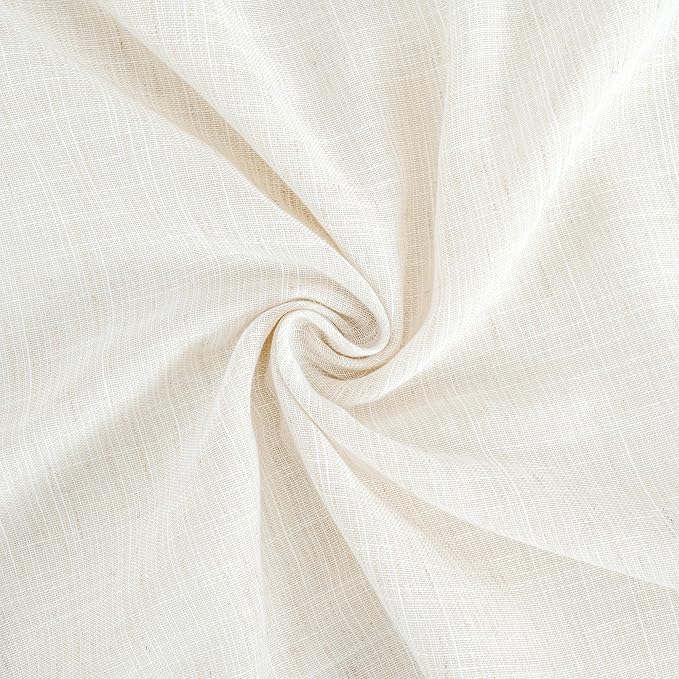 BGment Short Linen Curtains 45 Inch Length - Image 8