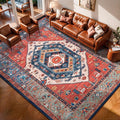 SERISSA 7x10 Area Rugs for Living Room, Large Washable Non-Slip Boho Rug by SERISSAHomeDecorCollection