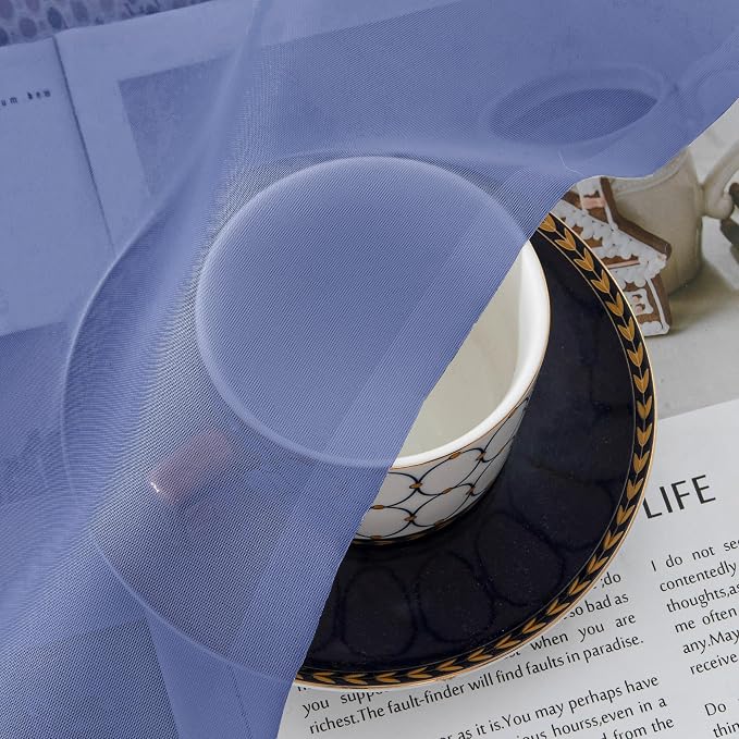 Chyhomenyc Royal Blue Sheer Valances - Image 3