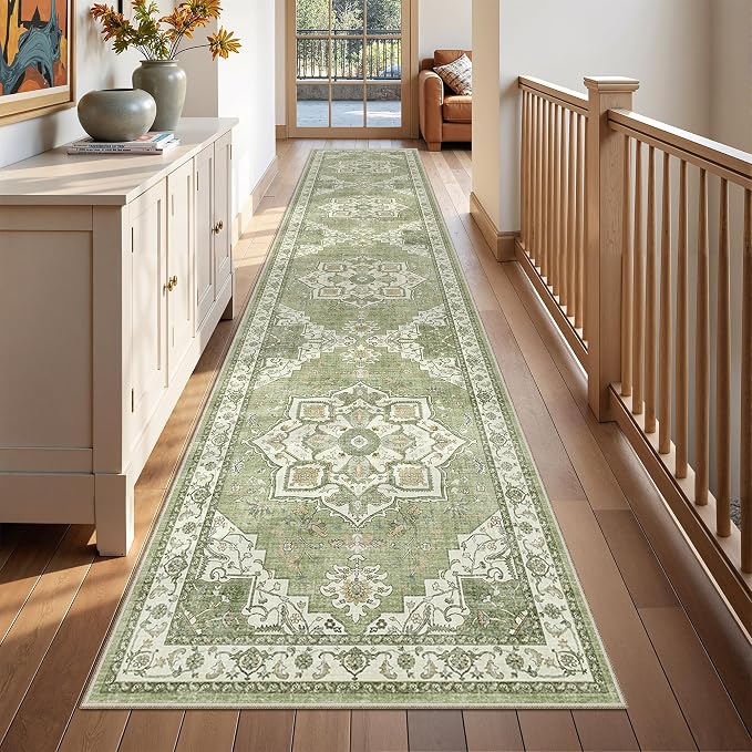 Runner Rug 2x10, Ultra-Thin Kitchen Rugs Non Slip Washable Rugs - Image 3