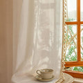 MYSKY HOME Natural Boho Sheer Curtains by MYSKYHOME