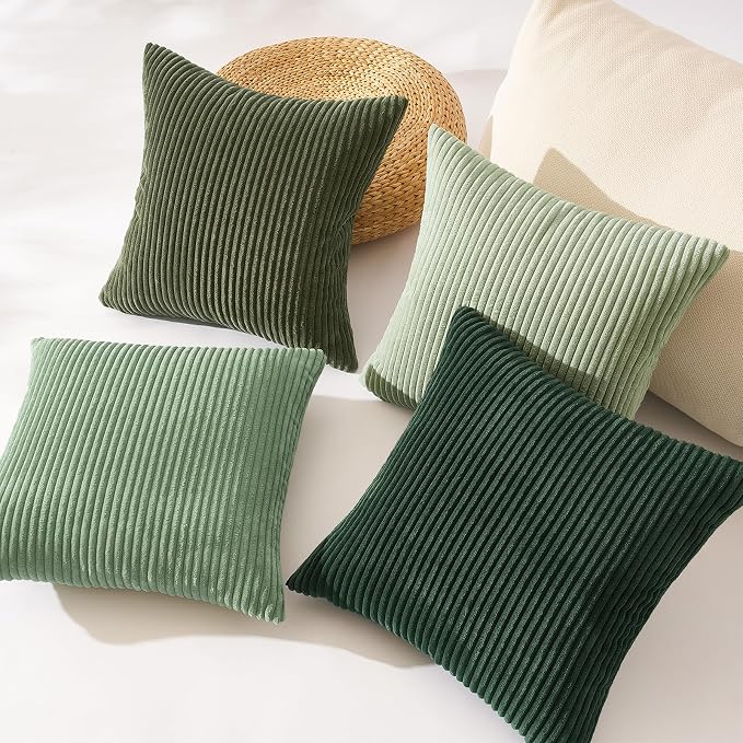 Topfinel LightGreen Boho CouchDecorative Throw Pillows Covers 18x18 Inch Set of - Image 3