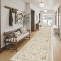 Madane Hallway Runner Rug 2'6''x14', Non Slip Vintage Runners by Madane