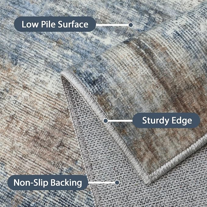 BEIMO Area Rugs 6x9 for Living Room Bedroom, Modern Abstract Machine Washable - Image 8