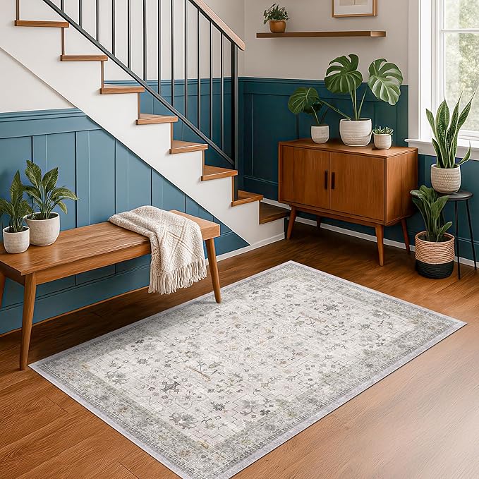 Hazo Haus Boho 4x6 Living Room Rug - Image 3