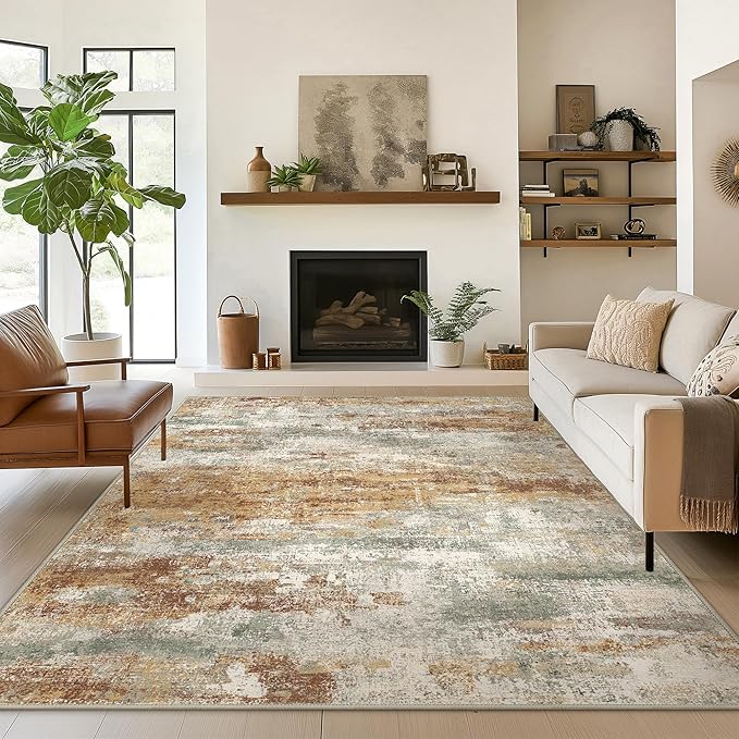 BEIMO Area Rugs 10x14 for Living Room Bedroom, Modern Abstract Machine Washable by BEIMO