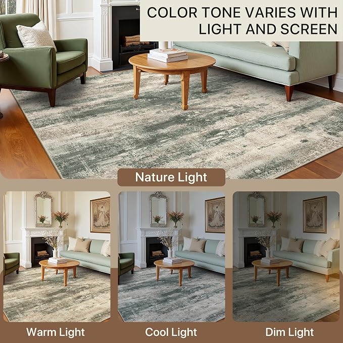 BEIMO Reversible 6x9 Area Rugs for Living Room, Modern Abstract Dual-Sided - Image 7