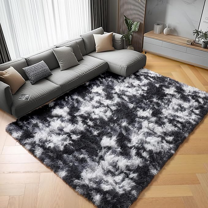 ONASAR Black and White Area Rugs by ONASAR