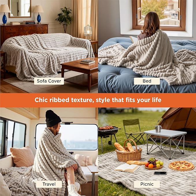 Bedsure GentleSoft California King Size Blanket - Image 4