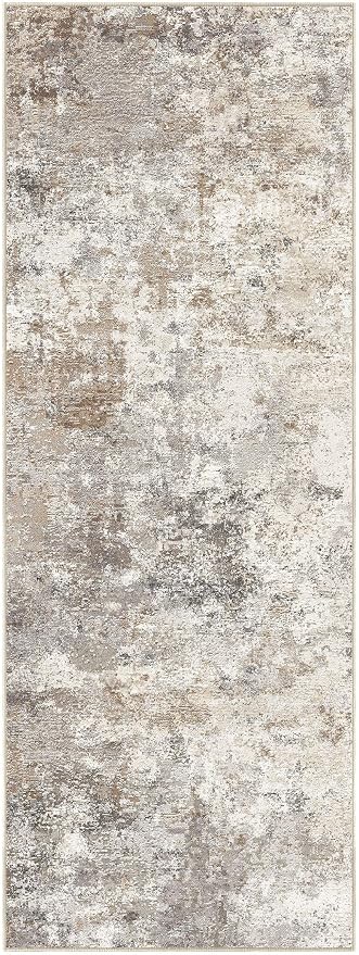 UERMEI 2X6 Washable Runner Rug for Hallway: Soft Neutral Modern Abstract Area - Image 9