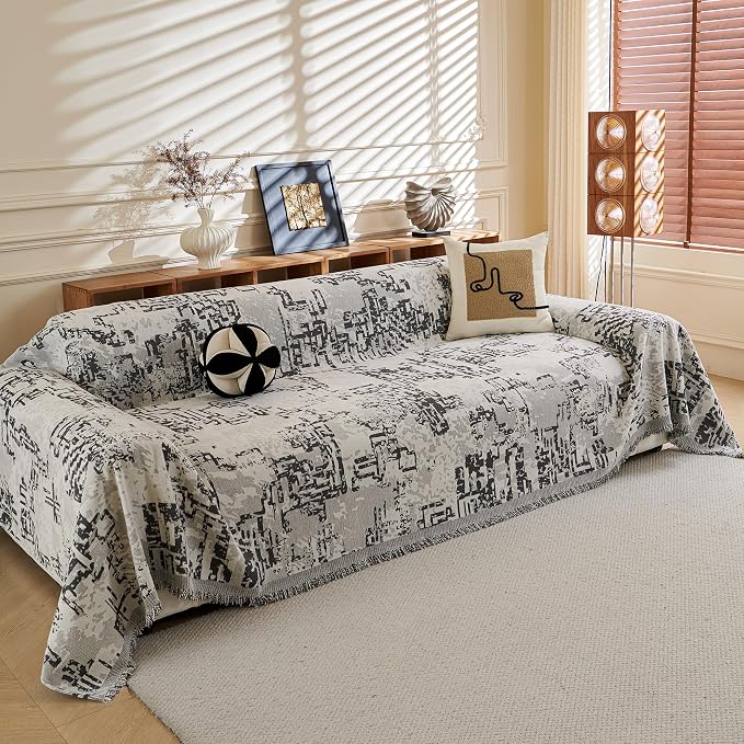MYSKY HOME Boho Couch Cover Sofa Covers, Couch Covers - Image 2
