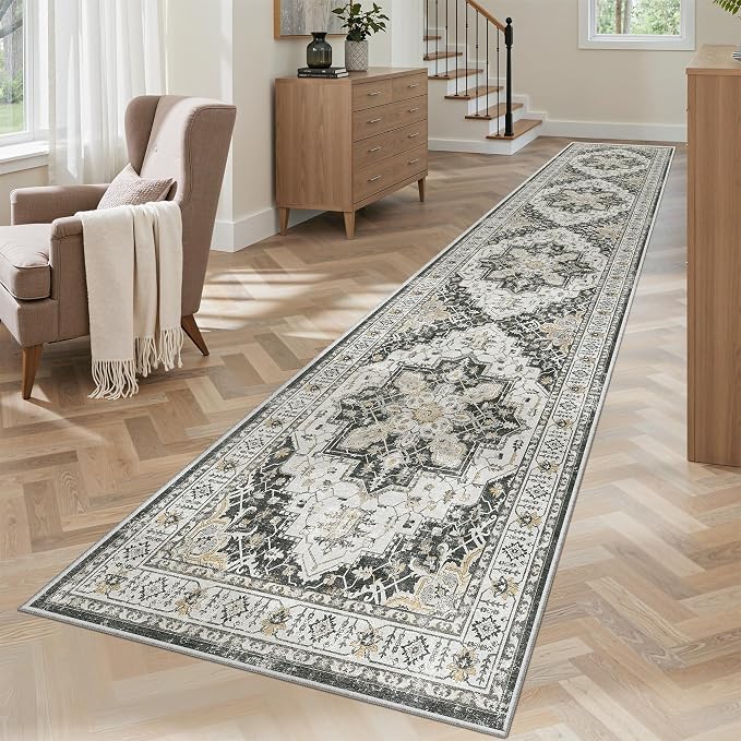 Madane Runner Rugs for Hallway 2x10 Long Washable Non-Slip Hallway Runner Rug - Image 4
