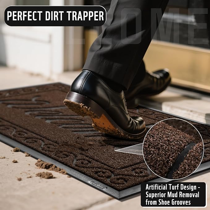 Yimobra Welcome Mat, Heavy Duty Sturdy Door Mats - Image 4