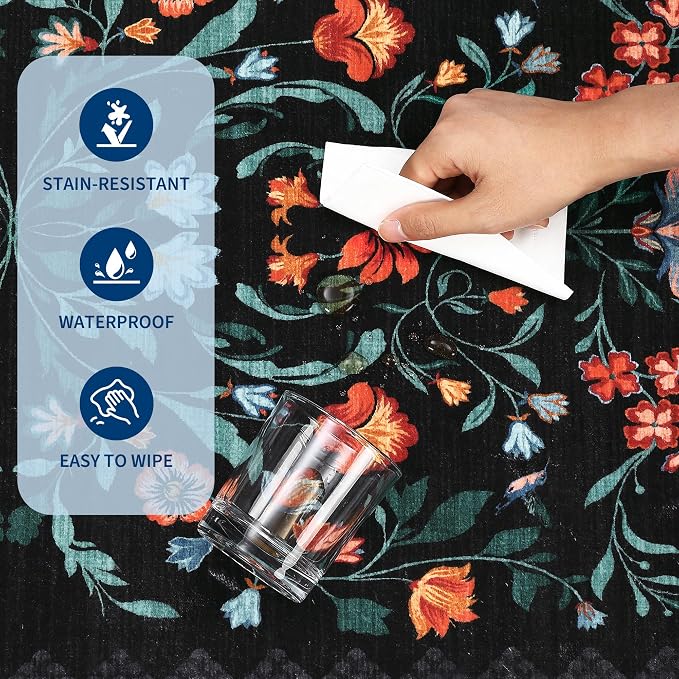 GarveeHome Washable Rug 4x6 Area Rugs - Image 7