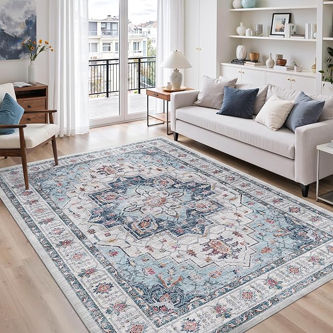zesthome 6x9 Area Rugs, Machine Washable Rugs - Image 4