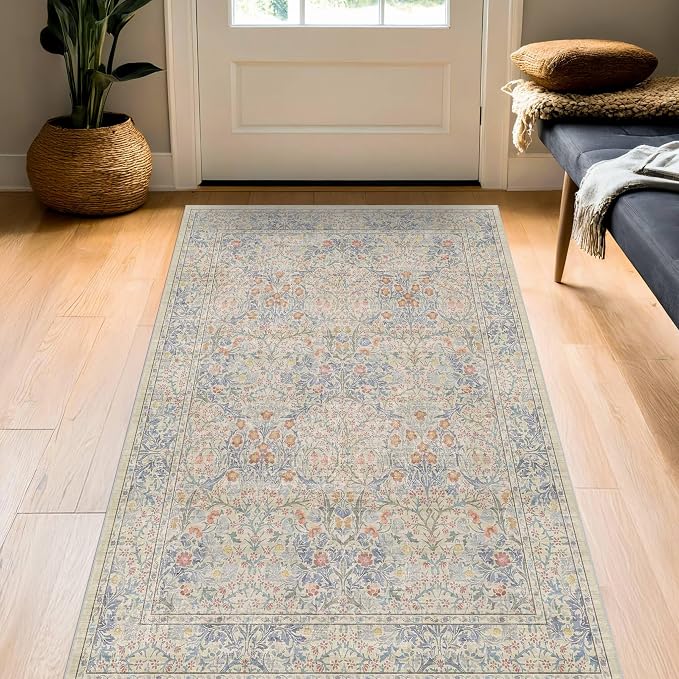 3x5 Washable Area Rug for Bedroom Beside Bed Mat, Large Kitchen, Entryway Rug - Image 8