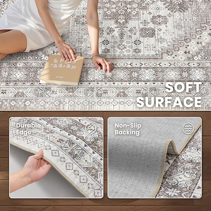 zesthome Washable Round Area Rugs - Image 6