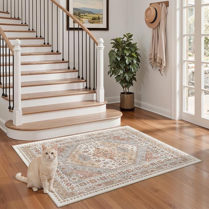 zesthome 2x3 Entryway Rug, Soft Washable Rugs, Non Slip Area Rug, Stain - Image 8