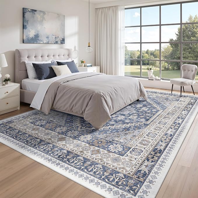 zesthome 10x12 Area Rugs, Stain Resistant Washable Rug, Ultra-Thin Rugs - Image 9