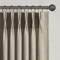 Topfinel 108 Inch Pinch Pleated Linen Curtains 2 Panels, Extra Long 9ft Curtain by Topfinel