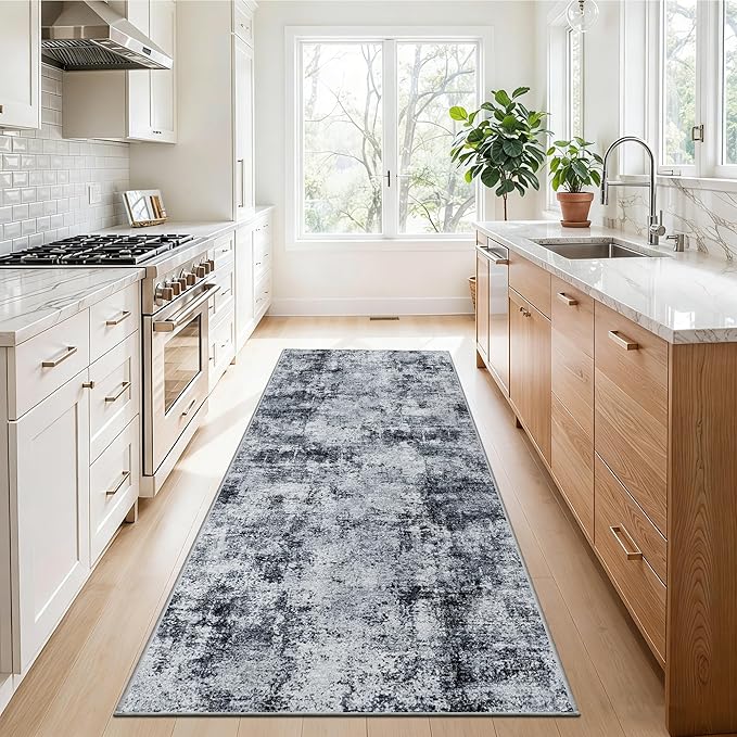2x5 Washable Runner Rug for Hallway: Non Slip Entryway Runners Rugs - Image 2